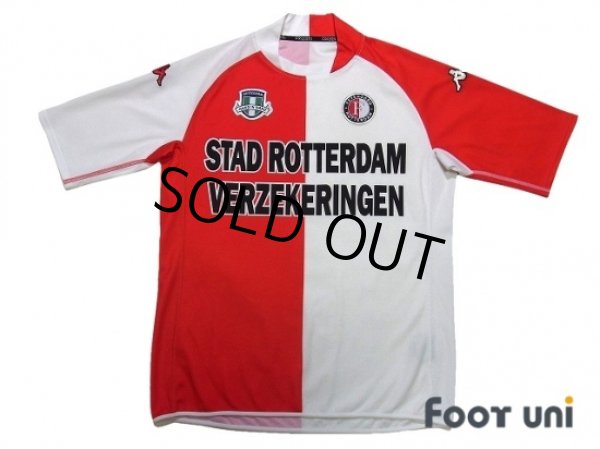 Photo1: Feyenoord 2003-2004 Home Shirt (1)