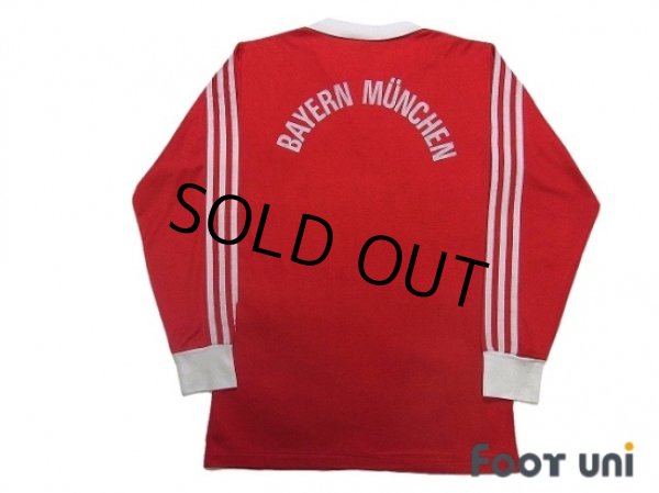 Photo2: Bayern Munchen 1980-1981 Home Long Sleeve Shirt (2)