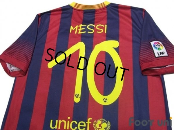 Photo4: FC Barcelona 2013-2014 Home Shirt #10 Messi LFP Patch/Badge (4)
