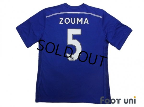 Photo2: Chelsea 2014-2015 Home Shirt #5 Kurt Zouma (2)