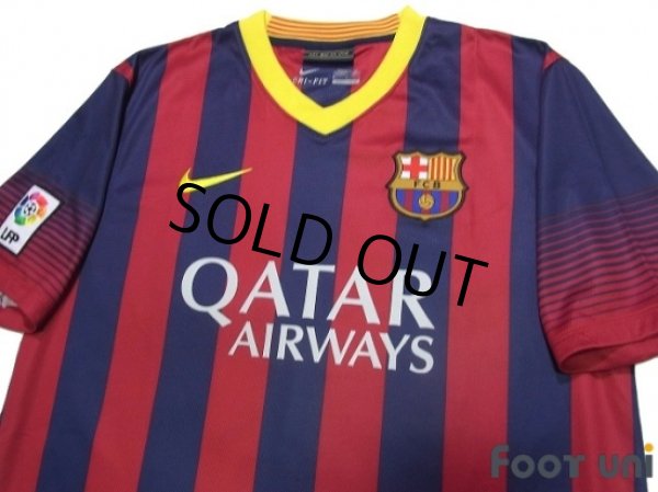 Photo3: FC Barcelona 2013-2014 Home Shirt #10 Messi LFP Patch/Badge (3)