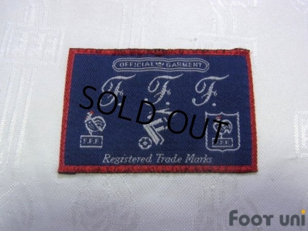 Photo7: France Euro 1996 Away Shirt #10 Zidane UEFA Euro 1996 Patch/Badge UEFA Fair Play Patch/Badge (7)