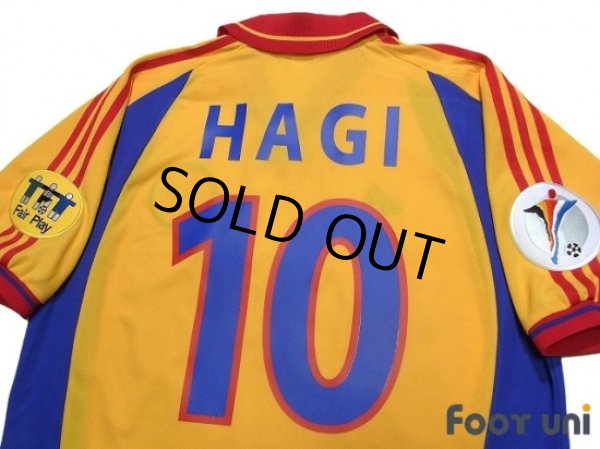 Photo4: Romania Euro 2000 Home Shirt #10 Gheorghe Hagi UEFA Euro 2000 Patch/Badge UEFA Fair Play Patch/Badge (4)