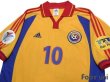 Photo3: Romania Euro 2000 Home Shirt #10 Gheorghe Hagi UEFA Euro 2000 Patch/Badge UEFA Fair Play Patch/Badge (3)