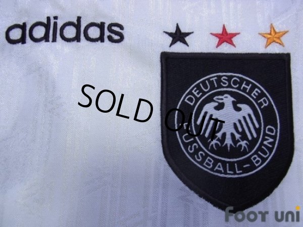 Photo6: Germany Euro 1996 Home Shirt #18 Klinsmann UEFA Euro 1996 Patch/Badge UEFA Fair Play Patch/Badge (6)