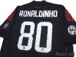 Photo4: AC Milan 2008-2009 3rd Shirt #80 Ronaldinho Lega Calcio Patch/Badge (4)