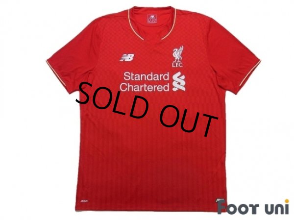 Photo1: Liverpool 2015-2016 Home Shirt w/tags (1)