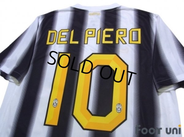 Photo4: Juventus 2011-2012 Home Shirt #10 Del Piero (4)