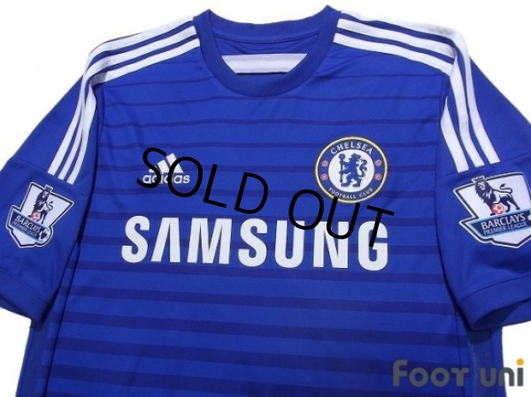 Photo3: Chelsea 2014-2015 Home Shirt #4 Fabregas BARCLAYS PREMIER LEAGUE Patch/Badge (3)
