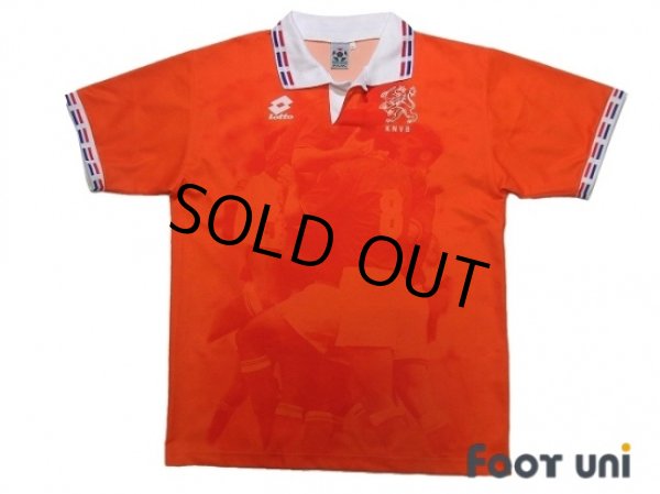 Photo1: Netherlands Euro 1996 Home Shirt (1)