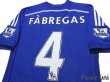 Photo4: Chelsea 2014-2015 Home Shirt #4 Fabregas BARCLAYS PREMIER LEAGUE Patch/Badge (4)