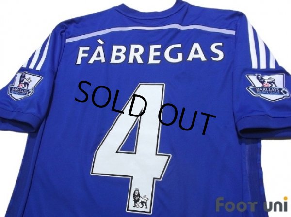 Photo4: Chelsea 2014-2015 Home Shirt #4 Fabregas BARCLAYS PREMIER LEAGUE Patch/Badge (4)