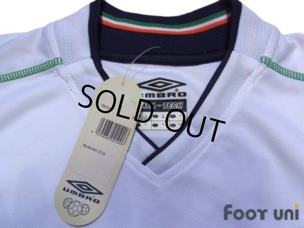Photo5: Ireland 2002 Away Shirt #10 Robbie Keane w/tags (5)