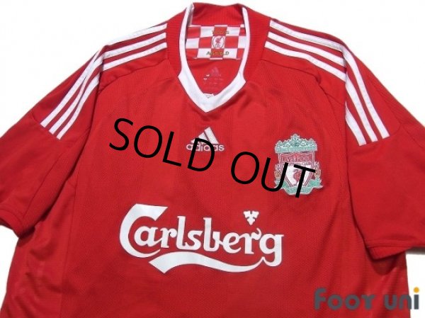Photo3: Liverpool 2008-2010 Home Shirt #8 Gerrard (3)