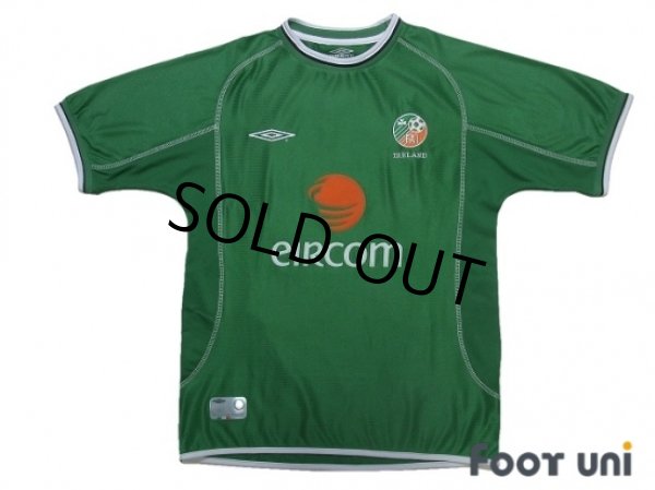 Photo1: Ireland 2002 Home Shirt (1)