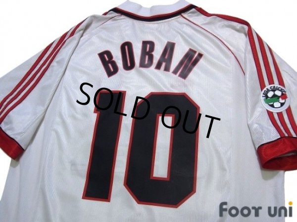 Photo4: AC Milan 1998-1999 Away Shirt #10 Boban Lega Calcio Patch/Badge (4)