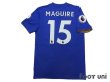 Photo2: Leicester City 2018-2019 Home Shirt #15 Harry Maguire Premier League Patch/Badge (2)