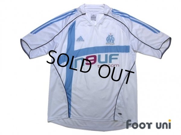 Photo1: Olympique Marseille 2005-2006 Home Shirt (1)