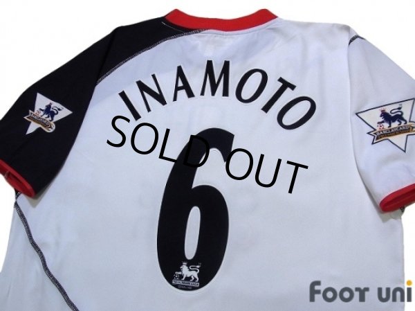 Photo4: Fulham 2003-2005 Home Shirt #6 Junichi Inamoto Barclaycard Premiership Patch/Badge (4)