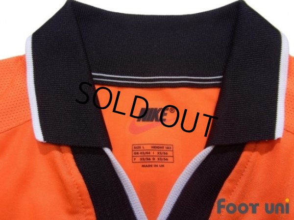 Photo5: Netherlands 1998 Home Shirt #8 Bergkamp (5)