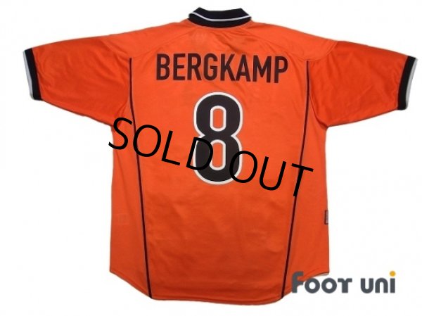 Photo2: Netherlands 1998 Home Shirt #8 Bergkamp (2)
