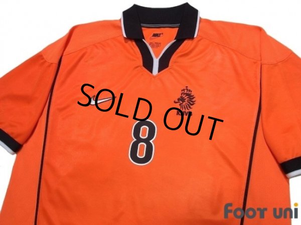 Photo3: Netherlands 1998 Home Shirt #8 Bergkamp (3)