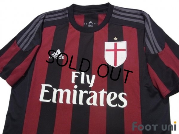 Photo3: AC Milan 2015-2016 Home Shirt (3)