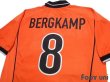 Photo4: Netherlands 1998 Home Shirt #8 Bergkamp (4)