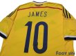 Photo4: Colombia 2014 Home Shirt #10 James Rodríguez (4)