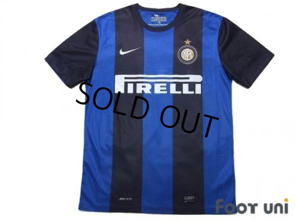 Photo1: Inter Milan 2012-2013 Home Shirt #22 Milito (1)