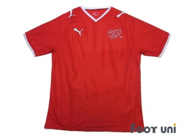 Photo1: Switzerland Euro 2008 Home Shirt (1)