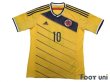 Photo1: Colombia 2014 Home Shirt #10 James Rodríguez (1)