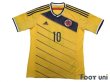Photo1: Colombia 2014 Home Shirt #10 James Rodríguez (1)