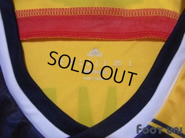 Photo5: Colombia 2014 Home Shirt #10 James Rodríguez (5)