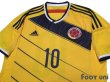 Photo3: Colombia 2014 Home Shirt #10 James Rodríguez (3)
