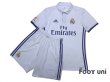 Photo1: Real Madrid 2016-2017 Home Shirt and Shorts Set La Liga Patch/Badge (1)