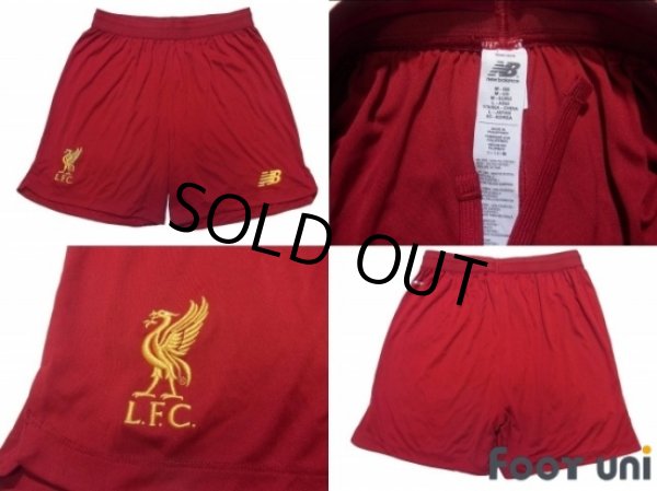 Photo8: Liverpool 2019-2020 Home Shirt and Shorts Set #11 Mohamed Salah Premier League Patch/Badge (8)
