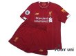 Photo1: Liverpool 2019-2020 Home Shirt and Shorts Set #11 Mohamed Salah Premier League Patch/Badge (1)