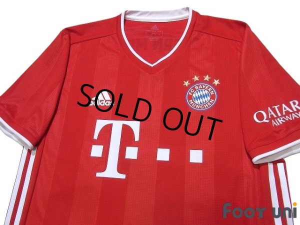 Photo3: Bayern Munchen 2020-2021 Home Authentic Shirt #9 Lewandowski (3)