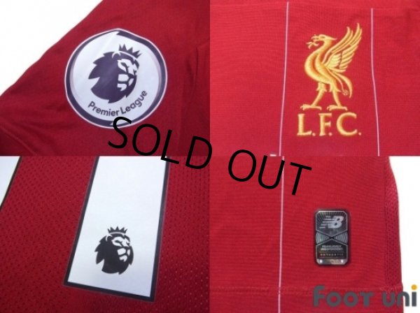 Photo7: Liverpool 2019-2020 Home Shirt and Shorts Set #11 Mohamed Salah Premier League Patch/Badge (7)