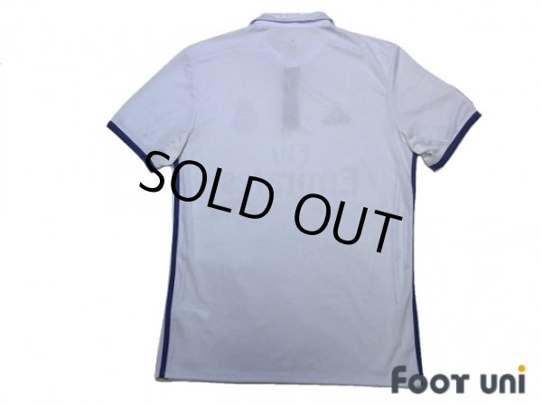 Photo2: Real Madrid 2016-2017 Home Shirt and Shorts Set La Liga Patch/Badge (2)