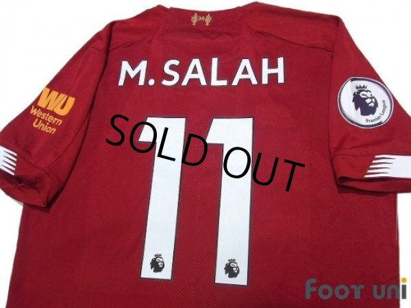 Photo4: Liverpool 2019-2020 Home Shirt and Shorts Set #11 Mohamed Salah Premier League Patch/Badge (4)