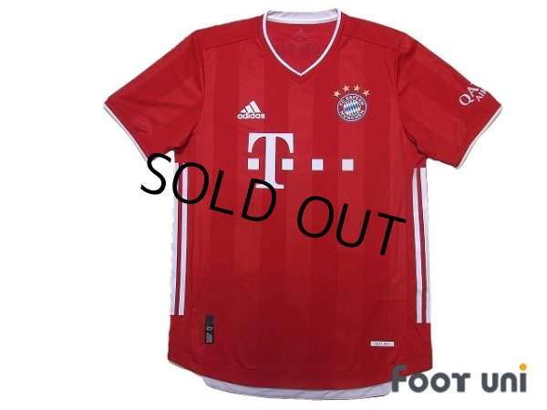 Photo1: Bayern Munchen 2020-2021 Home Authentic Shirt #9 Lewandowski (1)