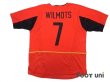 Photo2: Belgium 2002 Home Shirt #7 Wilmots w/tags (2)