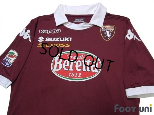 Photo3: Torino 2013-2014 Home Shirt #11 Alessio Cerci Serie A Tim Patch/Badge (3)