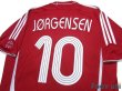 Photo4: Denmark 2006 Home Shirt #10 Jorgensen (4)