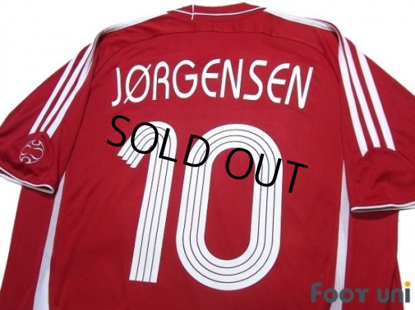 Photo4: Denmark 2006 Home Shirt #10 Jorgensen (4)