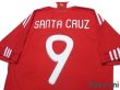 Photo4: Paraguay 2010 Home Shirt #9 Santa Cruz (4)