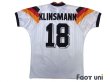 Photo2: Germany Euro 1992 Home Shirt #18 Klinsmann (2)