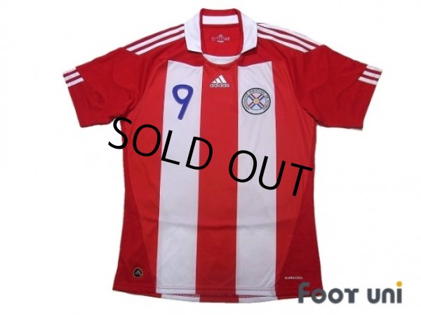 Photo1: Paraguay 2010 Home Shirt #9 Santa Cruz (1)